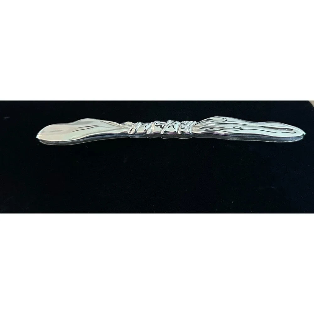 Sterling Silver Bow Design Comb‎ Cover Holder Unmarked